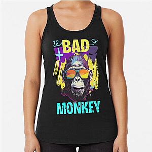 Bad Monkey graffiti style Racerback tank top