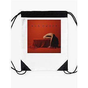 Bad Omens The Death Of Peace Of Mind With Text Drawstring Bag Premium Merch Store