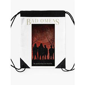 Day Gifts Bad Omens Graphic For Fans Drawstring Bag Premium Merch Store