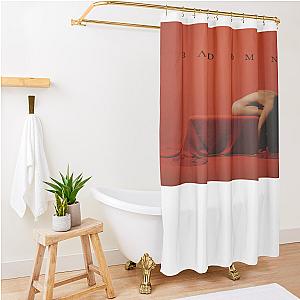 Bad Omens The Death Of Peace Of Mind With Text Shower Curtain Premium Merch Store