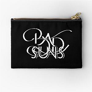 Bad Suns Lettering - White Zipper Pouch