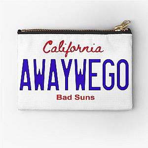 Bad Suns License Plate Zipper Pouch