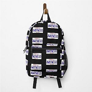 Bad Suns License Plate Backpack