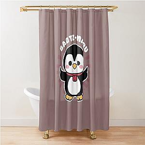 Quirky Badtz Maru Cartoon Shower Curtain