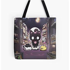 Badtz maru with friends All Over Print Tote Bag