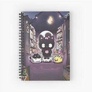 Badtz maru with friends Spiral Notebook