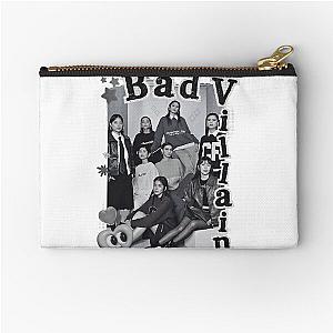 Black and White Collage Design Zipper Pouch