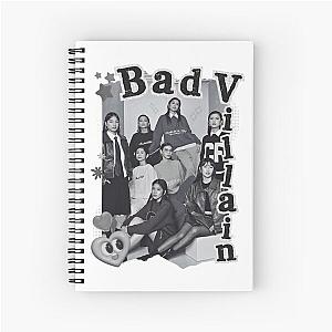 BADVILLAIN Kpop Girl Group Black Collage Design Spiral Notebook