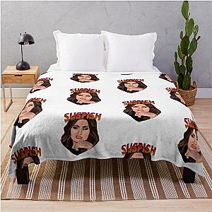 Bailey Sarian Susspish Tshirt  Throw Blanket