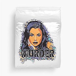 Bailey Sarian Mystery Tshirt- Bailey Sarian Murder Sticker Duvet Cover