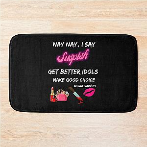 Susspish Nay Nay I Say Tshirt- Bailey Sarian Make Up Tshirt Bath Mat