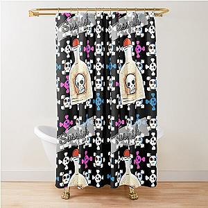 Bailey Sarian MakeupTshirt - Bailey Sarian Mystery Sticker Shower Curtain