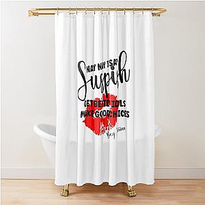 Bailey Sarian Suspish Shower Curtain