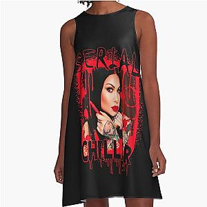 Bailey Sarian serial chiller sticker - Bailey Sarian Tshirt - Bailey Sarian Hoodies A-Line Dress