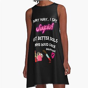 Susspish Nay Nay I Say Tshirt- Bailey Sarian Make Up Tshirt A-Line Dress