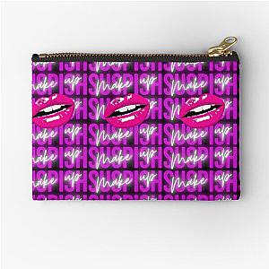 Bailey Sarian Makeup Tshirt - Bailey Sarian Slip Sticker Zipper Pouch