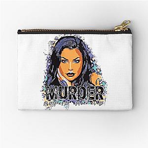 Bailey Sarian Mystery Tshirt- Bailey Sarian Murder Sticker Zipper Pouch