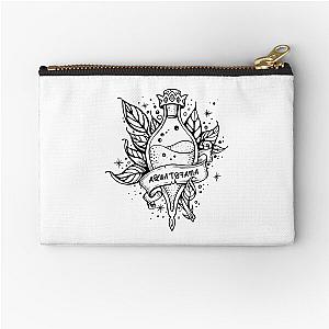 Aqua Tofana Bailey Sarian Zipper Pouch