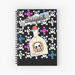 Bailey Sarian MakeupTshirt - Bailey Sarian Mystery Sticker Spiral Notebook