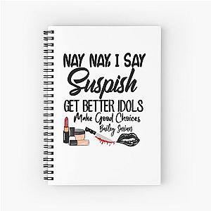 Bailey Sarian Suspish Sticker - Bailey Sarian Suspish makeup Hoodies - Bailey Sarian Suspish Tshirt Spiral Notebook