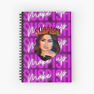 Bailey Sarian Makeup Tshirt - Bailey Sarian Skull Sticker Spiral Notebook