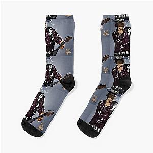 ayam Stevie HAND Ray GUITAR Vaughan bakar Socks