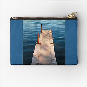 Boardwalk in Bakar Harbour Zipper Pouch