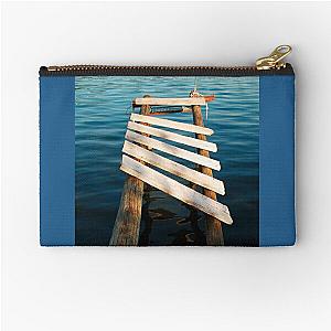 Boardwalk in Bakar Harbour Zipper Pouch