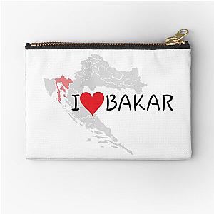 "I Love Bakar" Zipper Pouch