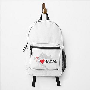 "I Love Bakar" Backpack