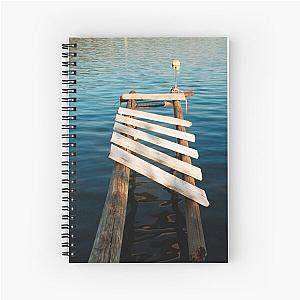 Boardwalk in Bakar Harbour Spiral Notebook