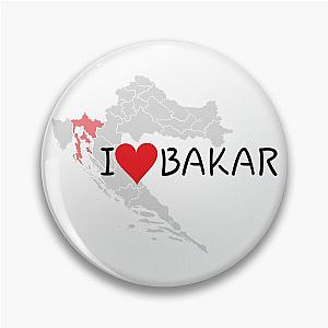 "I Love Bakar" Pin