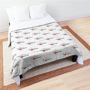 "I Love Bakar" Comforter