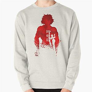 Blood Rivalry Red Ver:Kengan Ashura vs Baki The Grappler Pullover Sweatshirt RB2706