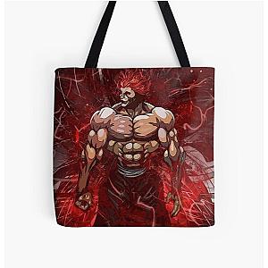 baki hanma Yujiro baki haku anime kawaii All Over Print Tote Bag RB2706