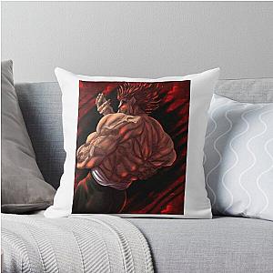 baki hanma pose  Throw Pillow RB2706