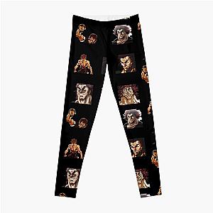 Yujiro hanma , baki hanma pack stickers  Leggings RB2706