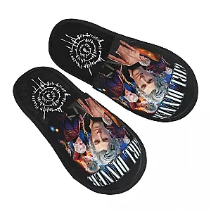 Baldur Gate 3 Astarion Girl Dinner Slippers Anti-skid Soft Household Fur Slippers