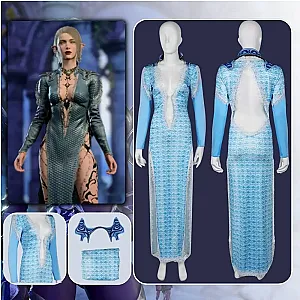 Baldurs Gate 3 Cosplay Wavemothes Robe Costume