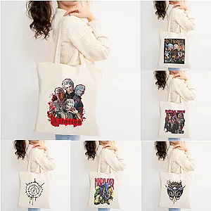 Baldur's Gate 3 Pattern Astarion Travel Shopping Bag Tote Bag