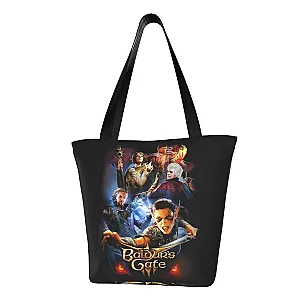 Trendy Game Baldur Gate 3 Shopping Bags Tote Bag
