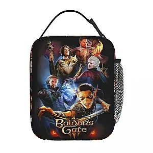 Game Baldur Gate 3 BG3 Food Box Unique Design Cooler Lunch Box