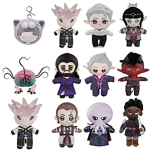 10-30cm Baldur Cos Gate 3 Lllithid Mind Flayer Gale Characters Cosplay Plush Keychains