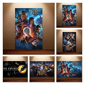 Baldur's Gate 3 Video Game Poster Video Game Wall Painting Live Room Poster