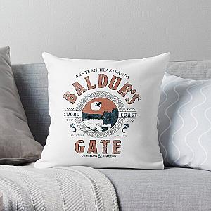 Dungeons _amp_ Dragons Baldur_s Gate Throw Pillow