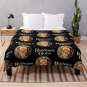 Baldur Gate Skeleton Game Throw Blanket