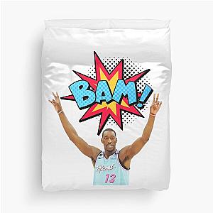 Bam Adebayo Miami Heat Duvet Cover