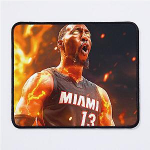 Bam Adebayo 13 Fire Mousepad