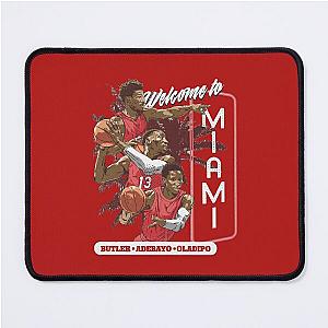 Jimmy Butler Bam Adebayo Vic Oladipo Welcome Miami Mouse Pad