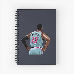 Bam Adebayo Vector Spiral Notebook